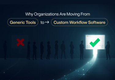 Why Organizations Are Moving From Generic Tools to Custom Workflow Software