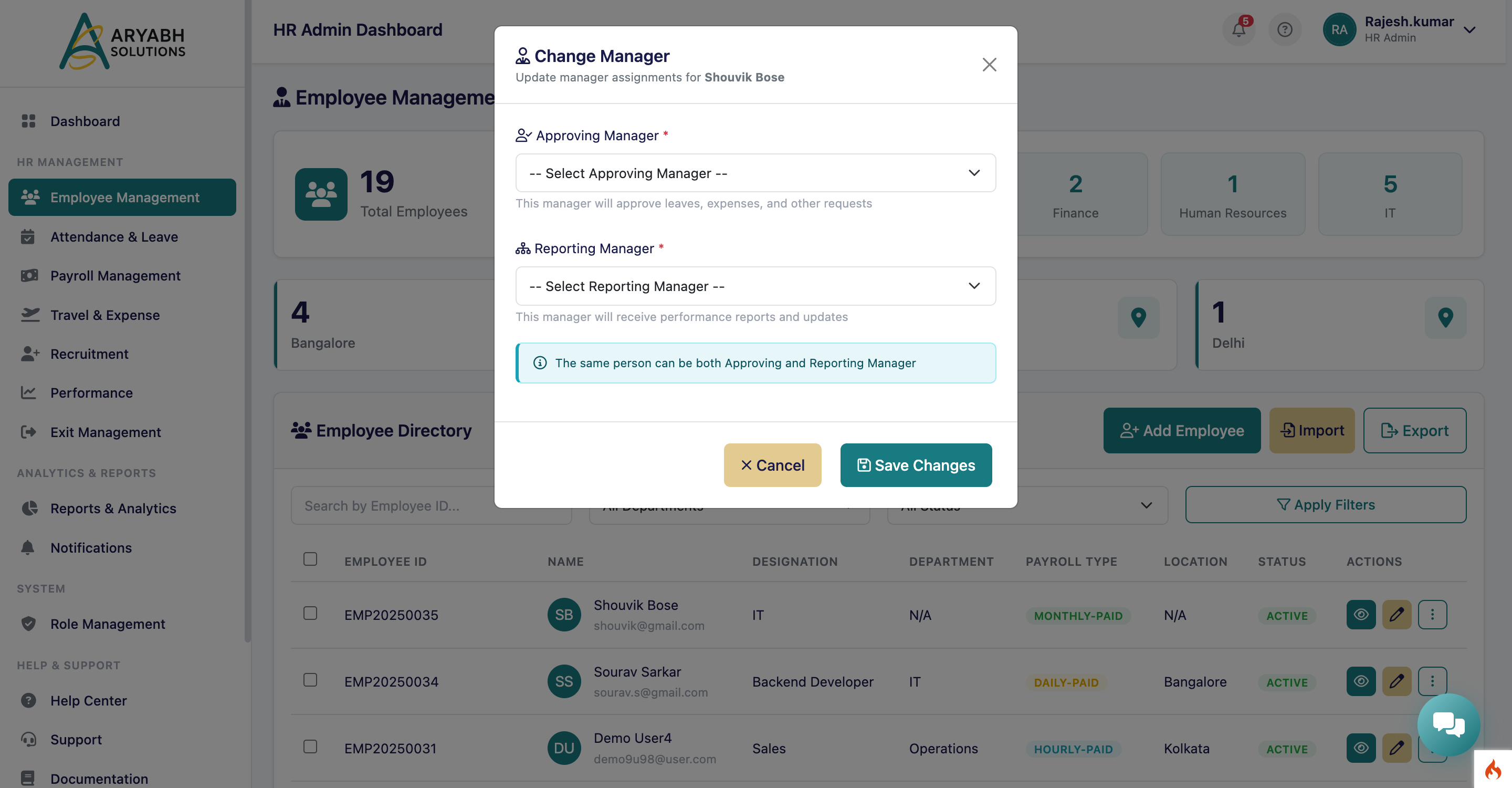 System Activity Tracking